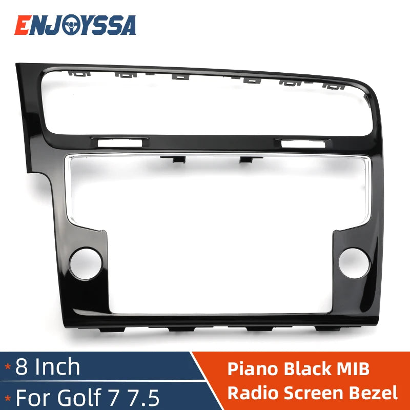 8/9.2 inch MIB Radio Frame For VW Golf 7 MK7 Golf 7.5 MK7.5 Volkswagen Car Radio Plates Decorative Panel Screen Bezel