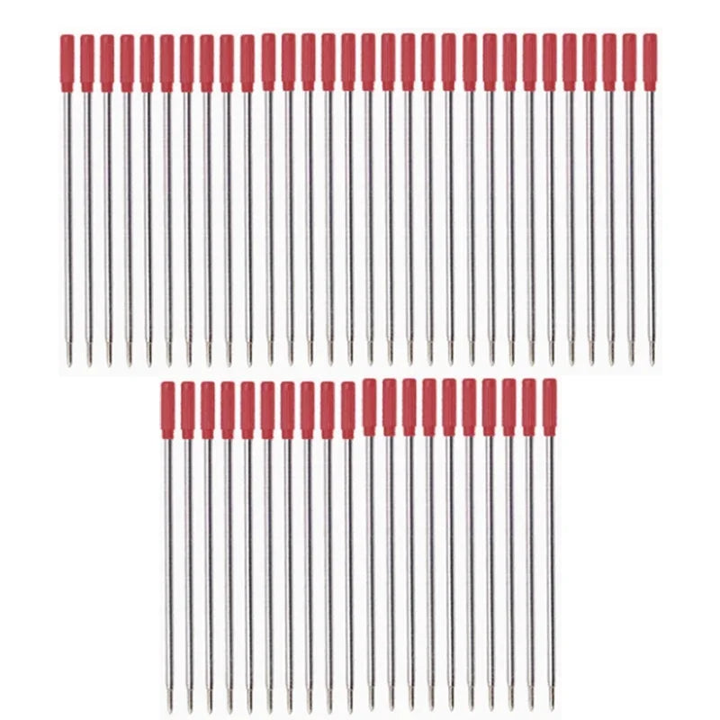 50/5 Pcs/lot L:4.5 in Ballpoint Pen Refills for Cross Pens Medium Point Blue Black Ink School Office Supplies Stationery