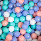 100 Pcs Eco-friendly Colorful Ball Pit Soft Plastic Ocean Ball Water Pool Ocean Wave Ball Outdoor Toys For Children Kids Baby