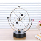 Rotating balance pendulum ball physics simulation desk toy, electronic perpetual motion decor