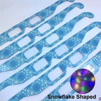 100pcs Paper Frame 3D heart-shaped Glasses Light Lamp Bubbles Diffraction love Glasses Used for Music Festival Raves Festivals