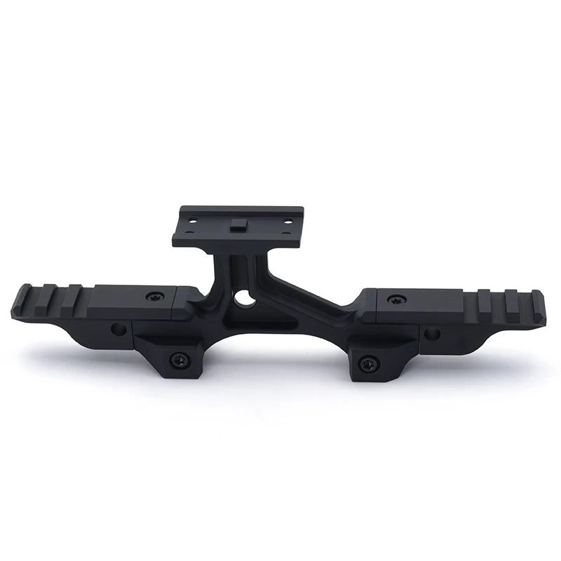 Evolution Gear red dot optic mount 2.50in centerline 7075 aluminum CNC, black/FDE/gray