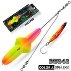 Proberos 35/45G Topwater Fishing Lure Popper Artificial Pencil Hard Bait  Long-range Cast Floating Fishing Tackle Swimbait