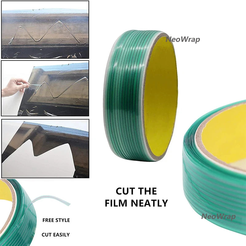 5/10/50M Vinyl Wrap Film Cutting Tape Car Stickers Knifeless Tape Design Line No Knife Auto Film Tools Car Styling Accessories