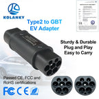 Kolanky 32A 7.2KW EV Charger Adapter Type 2 To Gbt Conventer For China GBT Electric Vehicle Cars Adaptor