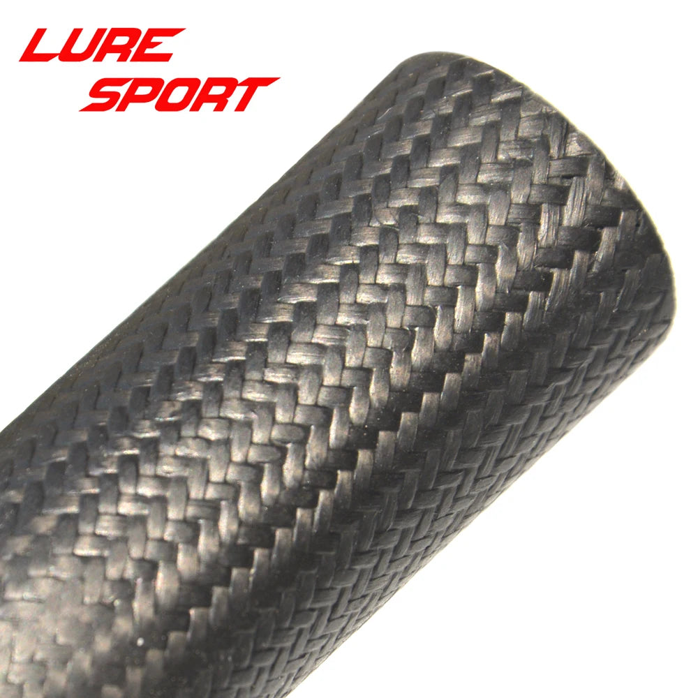 Proton 2pcs  Carbon Fiber Weaving 71mm 76mm 84mm handle Grip for Reel Seat Rod Building component Rod Repair DIY blank
