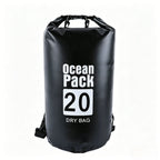 Waterproof Dry Bag Backpack PVC Storage Sack for Kayak Swimming 2L-30L Black/Blue/Orange/Yellow