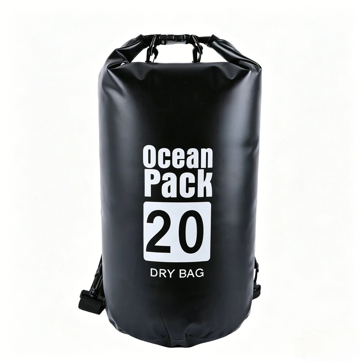 Waterproof Dry Bag Backpack PVC Storage Sack for Kayak Swimming 2L-30L Black/Blue/Orange/Yellow