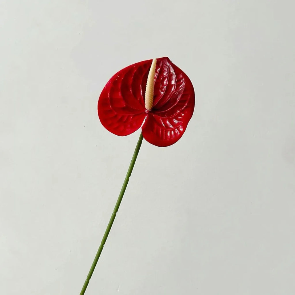 5/10/20pcs 3D Printed Anthurium Artificial Flower Flamingo Palm Wedding Hall Layout Wedding Home Decoration Artificial Flower