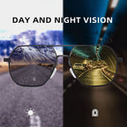 CLLOIO Polarized Driving Sunglasses UV400 Anti-Glare Day Night Vision, Photochromic