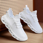 Men Casual Sports Shoes Breathable Lightweight Sneakers Outdoor Mesh Black Running Shoes Athletic Jogging Tennis Walking Shoes