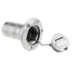 38/50mm 316 Stainless Steel Boat Deck Filler with Keyless Cap GAS DIESEL FUEL WASTE WATER Mirror Polish Marine Deck Filler Cap