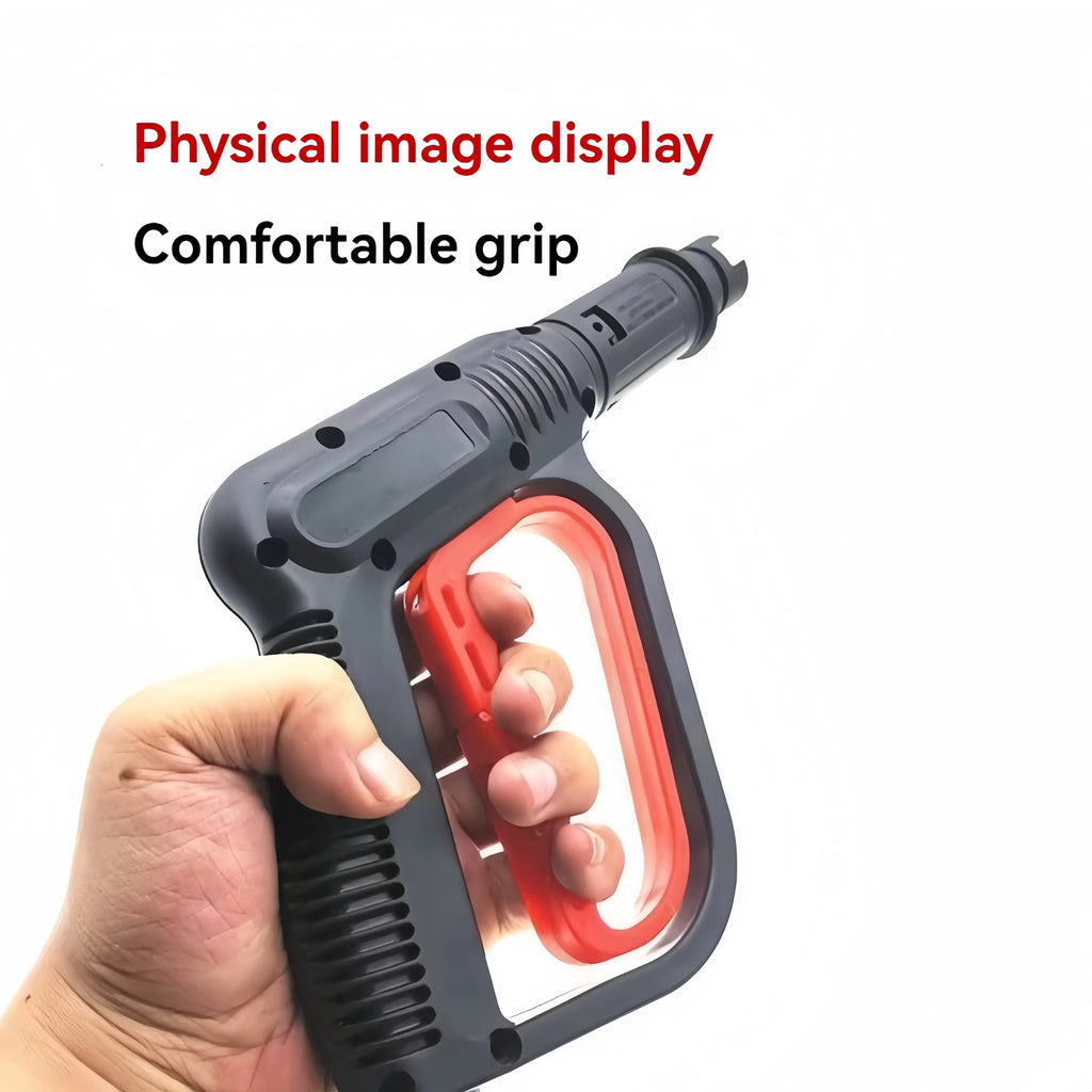 2175PSI Adjustable High Pressure Washer Gun - Straight/Fan Spray Nozzle with Detachable Extension Wand & Duckbill Clip