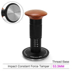 AliKisscafe Coffee Tamper Impact 4 Spring Constant Pressure 30lb 51mm 53.3mm 58.5mm For Breville Espresso Accsesory Barista Tool