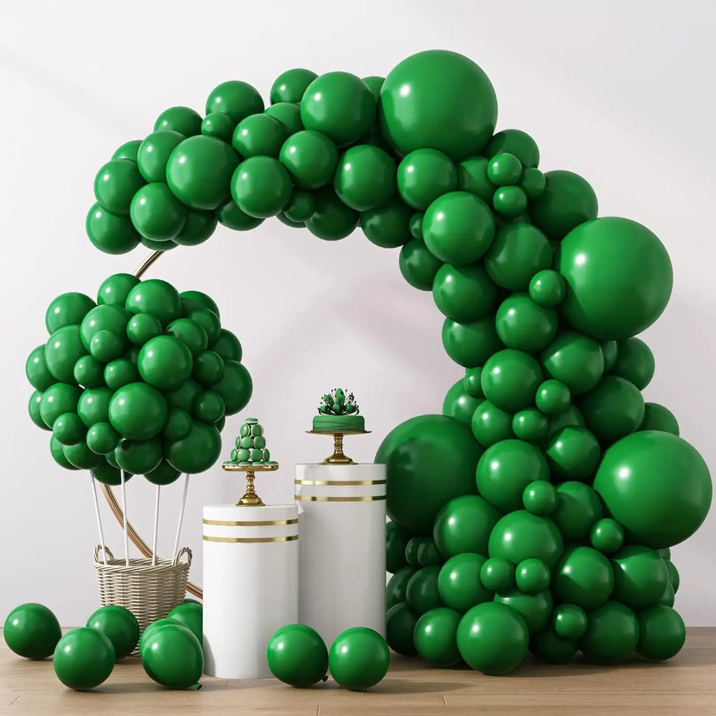 104pcs Balloon Garland Arch Kit, Red Mixed Sizes Latex Balloons for Birthday Wedding Decor