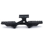Evolution Gear red dot optic mount 2.50in centerline 7075 aluminum CNC, black/FDE/gray