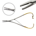 Dental Needle Holder Tweezers Orthodontic Instrument Dentistry Product Stainless Steel Mathieu Needle Holder