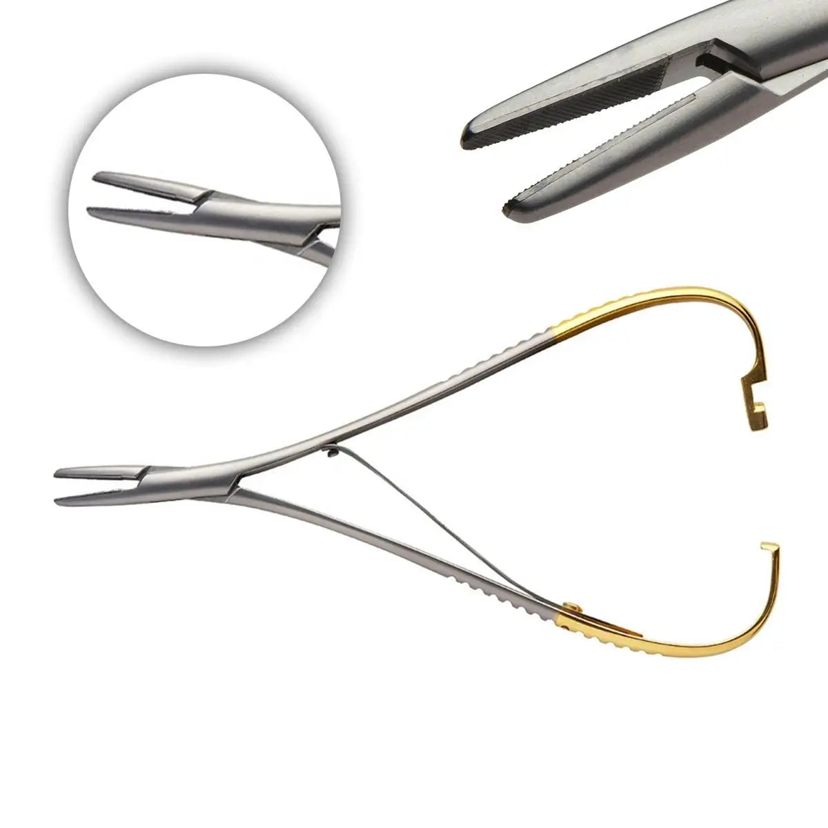 Dental Needle Holder Tweezers Orthodontic Instrument Dentistry Product Stainless Steel Mathieu Needle Holder