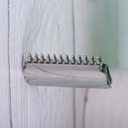 YAQI Vostok 70DC 316 Stainless Steel Polished Dual Comb Safety Razor Head with 0.7mm Blade Gap