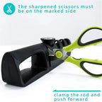 Knife Sharpener, 4 Adjustable Sharpening Angle, Coarse & Fine Knife Sharpener Tool, Handheld Manual Knives Sharpener