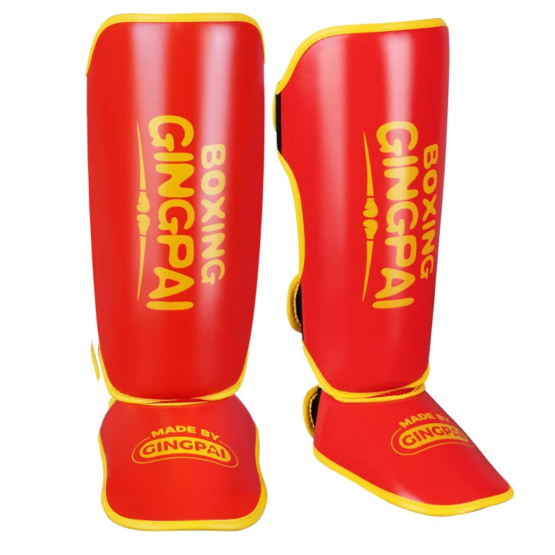 1 Pair Child Boxing MMA Muay Thai Shin Guards Kids Kickboxing Martial Arts Fight Training Leg Protector Protective Equipment