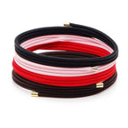 5Pcs Multicolor Magnetic Rope Adjustable Magnet Milan Rope Bracelet Automatic Magnetic DIY Jewelry Making Accessories