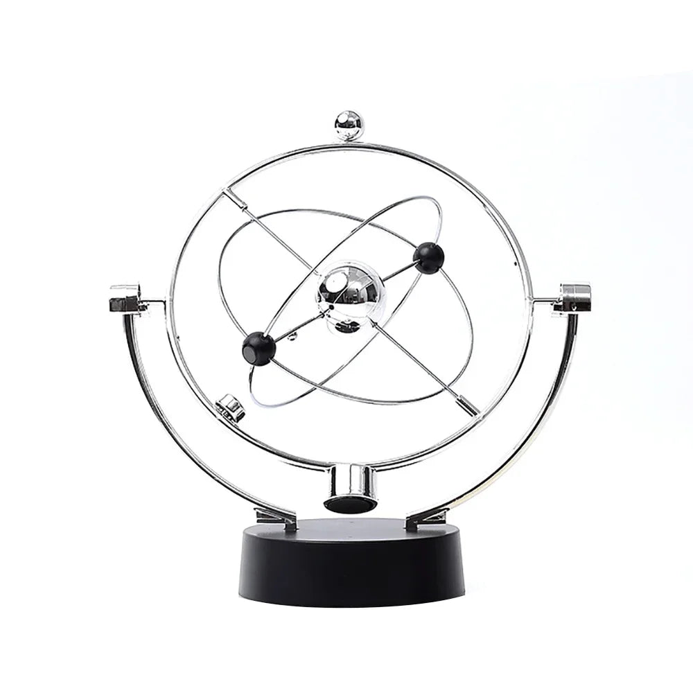 Rotating balance pendulum ball physics simulation desk toy, electronic perpetual motion decor