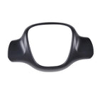 For Mercedes-Benz smart 451 Fortwo 2009-2015 ABS Carbon Fiber Car Steering Wheel Decorative Frame Cover Sticker Car Accessory