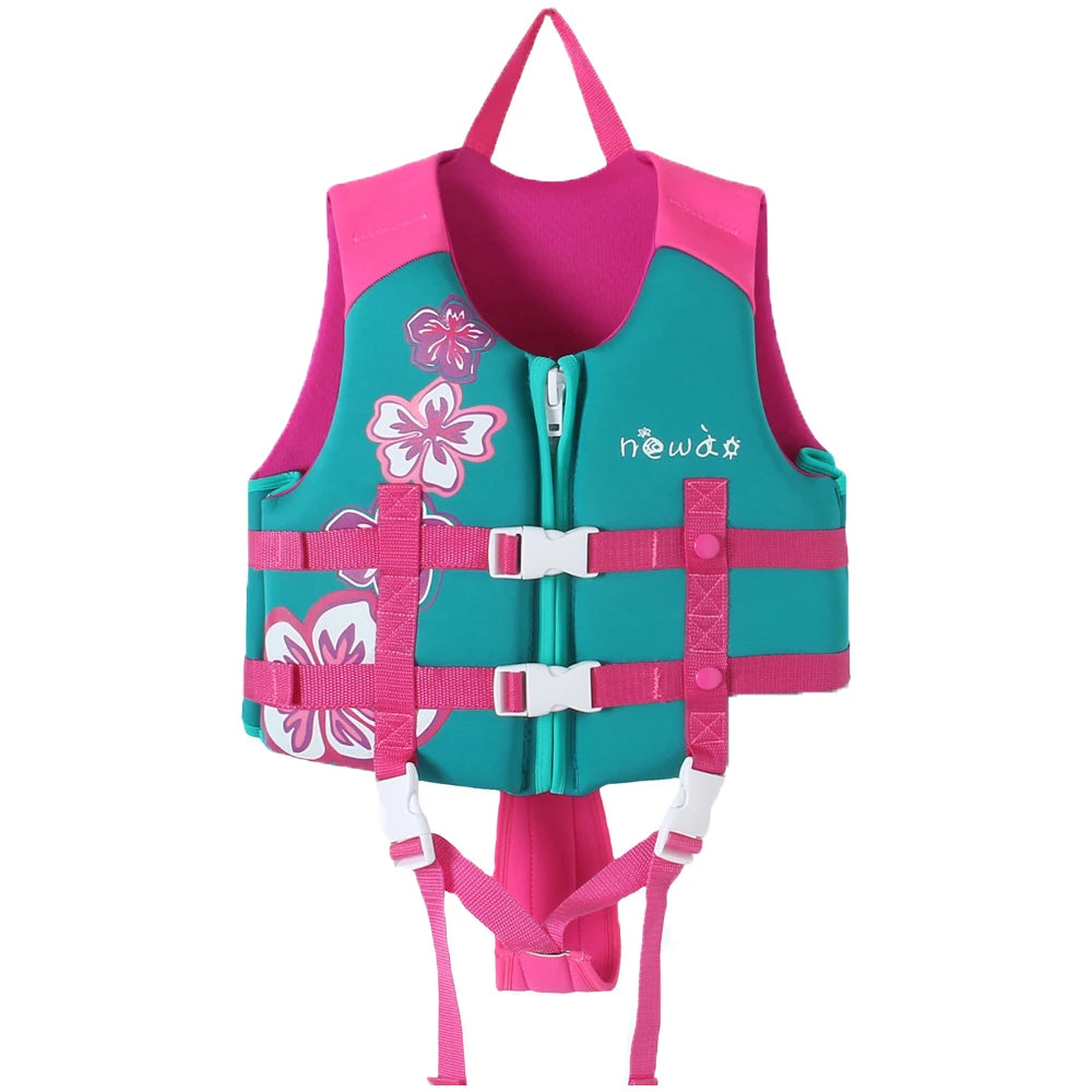 Kids Swim Vest, Buoyancy Jacket For Boys Girls, Float Buoyancy Swimsuit, Children Flotation Swimming Aid 50N