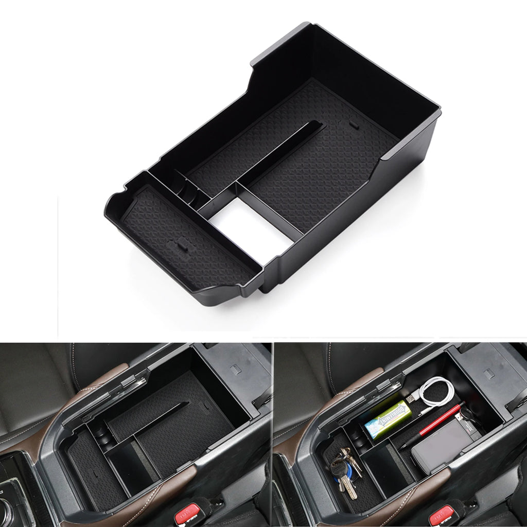 Smabee Center Console Armrest Storage Tray Organizer for Mazda CX-30 2020-2026, Black