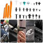800Pcs-100pcs Car Plastic Retainer Clips Set Auto Fender Push Pin Rivet Door Trim Panel Retainer Car Bumper Fasteners Clips Tool