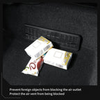 LUCKEASY for Tesla Model Y Launch 2025 Juniper Air Outlet Protective Cover Car Seat air Outlet Grille Air Vent Outlet Cover ABS