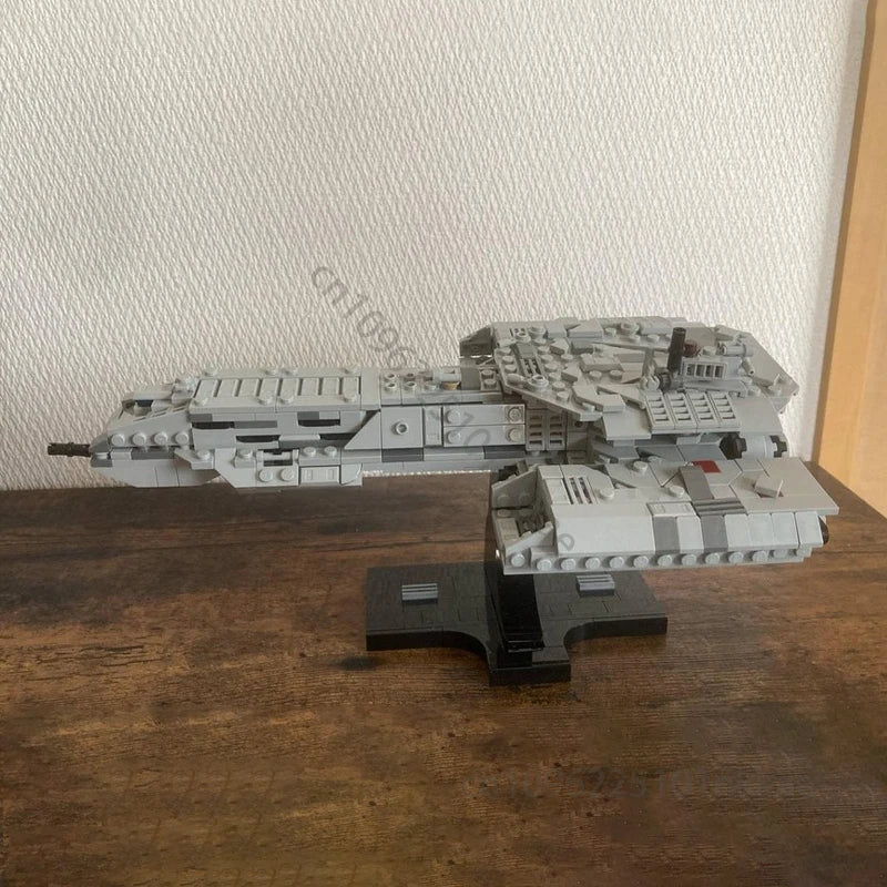 NEW BC-304 Daedalus Class Battlecruiser Model Building Blocks Pace War Weapon MOC SpaceShip Battle Bricks DIY Assembly Toy Gift