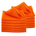 50pc Square 30x30cm Satin Elegant Satin Napkins Perfect For Wedding Graduation & Dinner Parties Restaurant Coffee/Cake Tea Towel
