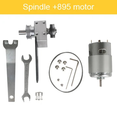 Table Saw Spindle Assembly DIY Woodworking Mini Saw Spindle Cutting Spindle Bearing Seat Cutting Mini Electric Saw