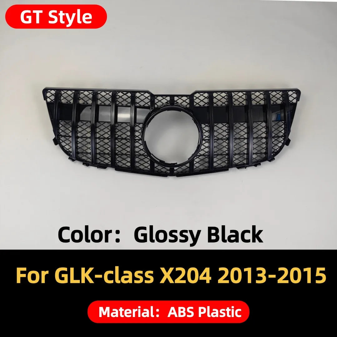 Front Bumper Grille Grill Tuning Accessories For Mercedes Benz GLK X204 GLK220 GLK250 GLK300 GLK350 2008-2015 Stars GT Style