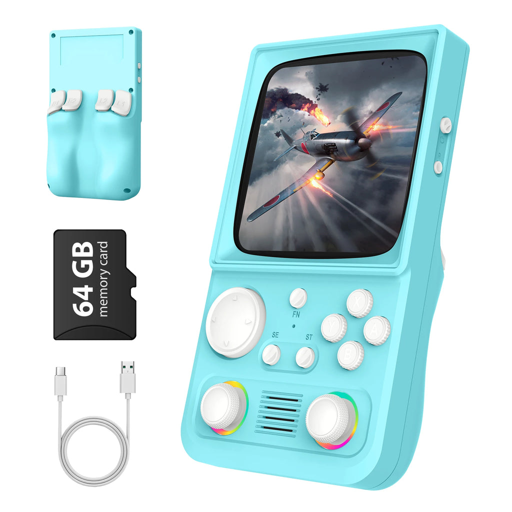 AISLPC R36T MAX Retro Handheld Game Console 22000+Games 4.0'' IPS Screen 64/128GB Supports 5G Portable Pocket Video Player