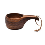 2025 New 210ml Outdoor Wood Cup Kuksa Camping Mug Coffee Milk Cups Mugs Acacia-Wood Drinkware Bushcrafts Artifact Kitchen