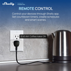 Shelly Plug US Gen4 Zigbee Certified Matter Compatible Wifi Smart Socket With Power Monitoring Bluetooth Connectivity