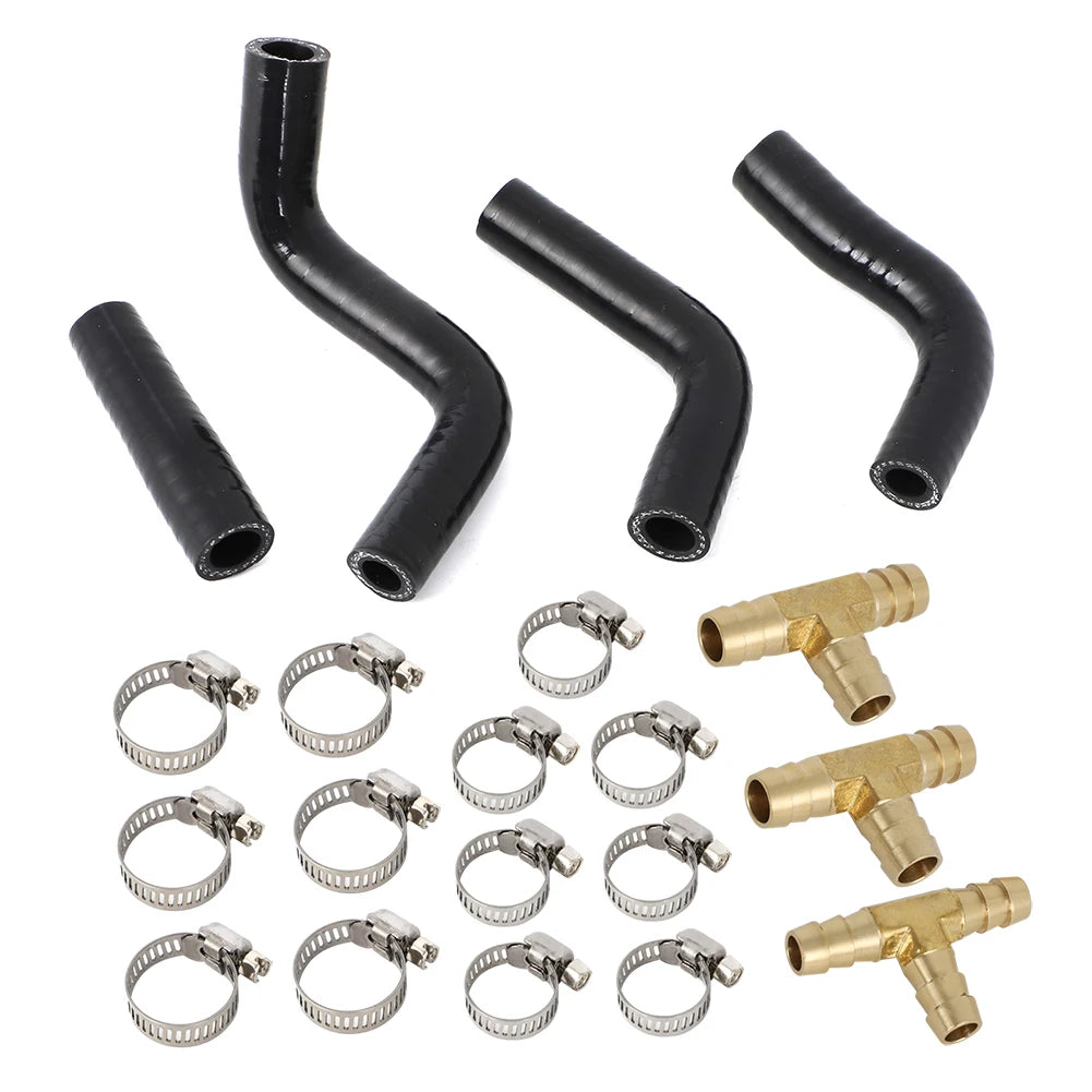 Upgrade Turbo Coolant Line Repair Hose Kit 06-009-50005 For BMW X5 X6 X5M X6M E70 E71 E72 F15 F16 N63