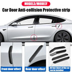 4PCS for Tesla Model 3/Y 2025 2026 Door Protector Strip Anti-Collision Door Side Edge Protection Sticker Guard Exterior Accessor