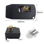 Woodworking Hand Planer Knife Aluminum Alloy Edge Trimmer Wood Edge Banding Machine Manual Tail Trimming with Blades