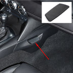 LHD RHD for Mazda MX-5 ND 2016-2024 Passenger Cup Holder Hole Protective Cover Car Interior Protective Accessories ABS Black