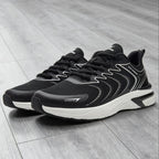 Baasploa Men's Running Shoes Casual Lightweight Mesh Breathable Sneakers Male Outdoor Non-Slip Wear-Resistant Sports Shoes
