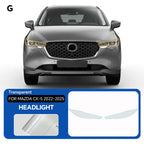 Headlight Rearview Film B C Pillars for Mazda CX5 CX-5 2022-2025 Protection Film TPU Pre-cut Anti-scratch Repair Clear Smoked