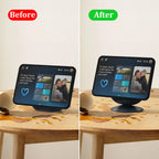 SPORTLINK Adjustable Tilt Desk Stand for Echo Show 11/Show 8 2025 Release Magnetic Base Anti-Slip Silicone Holder Home Office