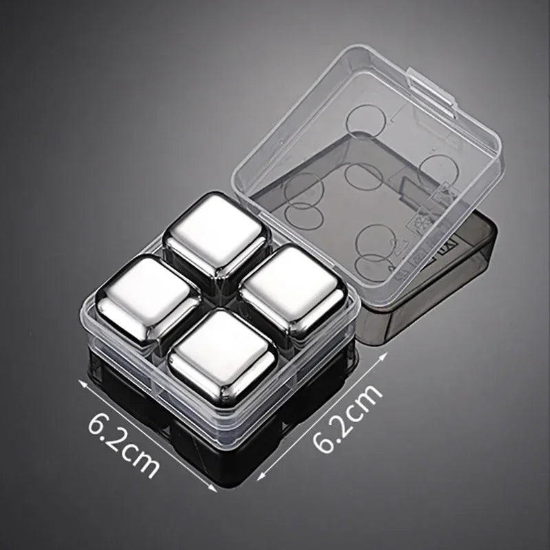 4pcs Silver