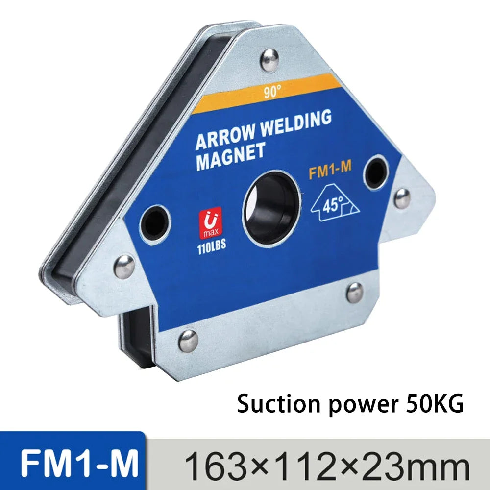 12.5/25/50/75Kg Magnetic Welding Holders Angle Solder Arrow Magnet Weld Fixer Positioner Ferrite Holding Auxiliary Locator Tools