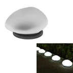 Solar stone ground light outdoor waterproof ABS garden pathway lamp, warm/white, 1pc/2pcs