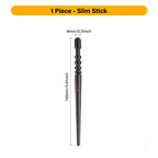 WUTA High Density Ebony Black Wood Leather Edge Burnisher Slicker Leather Craft Tool Polished Grinding Tool-3 Type Available